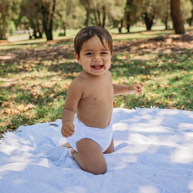 Candie | Complete Cloth Nappy | Marshmallow (Minky)