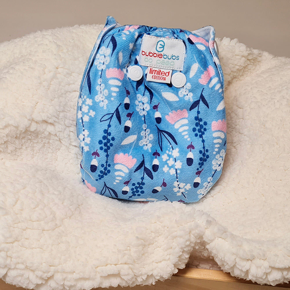 BoPeep | Newborn Cloth Nappy | Campanula