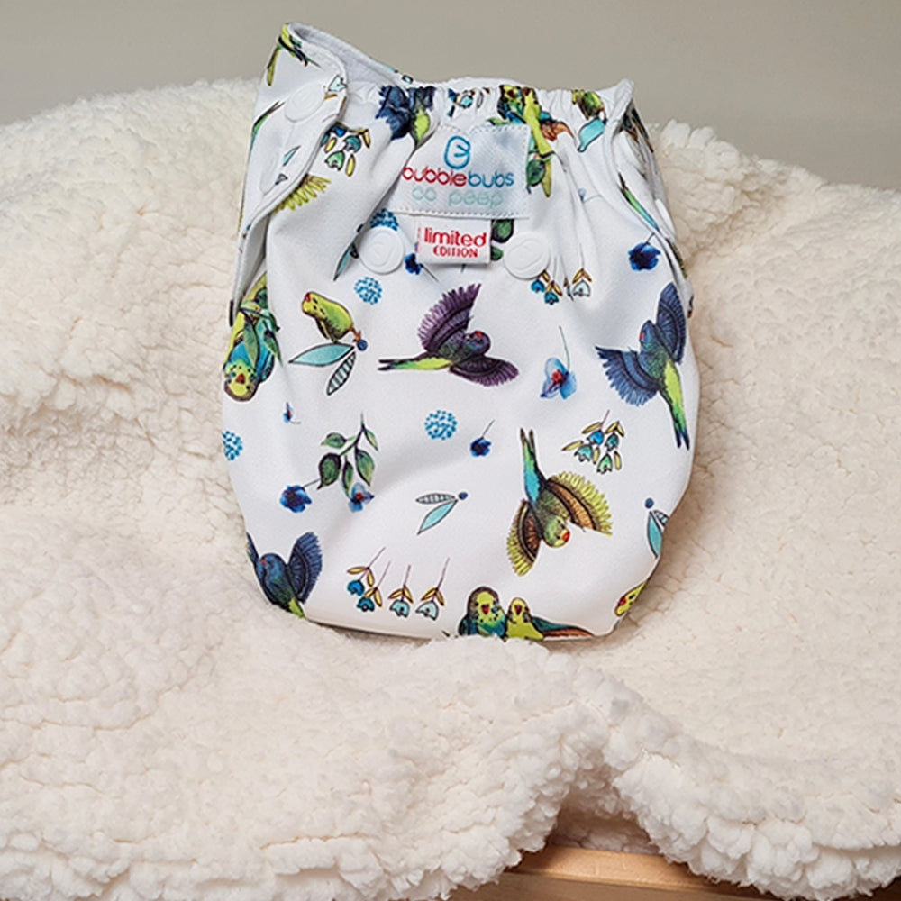 BoPeep | Newborn Cloth Nappy | Fly Away (PUL)