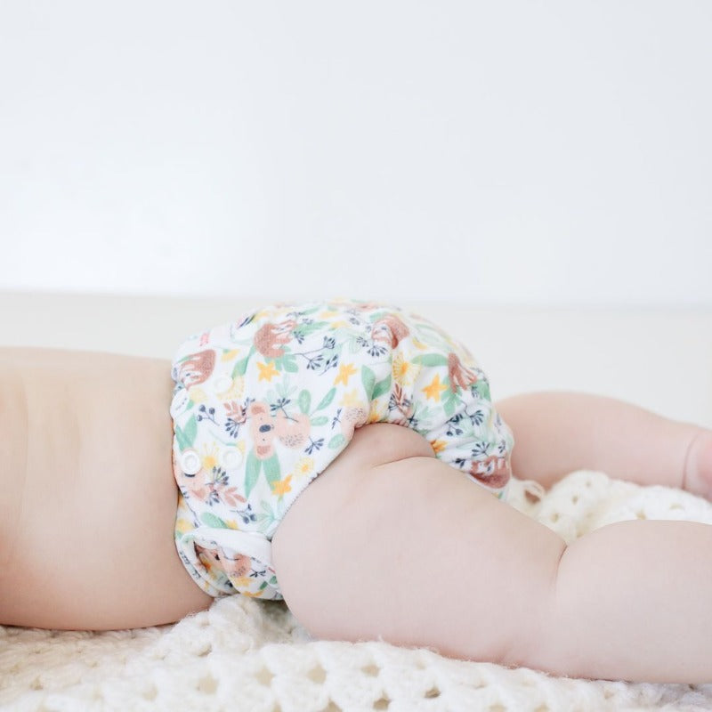 BoPeep | Newborn Cloth Nappy | Walkabout (Minky)