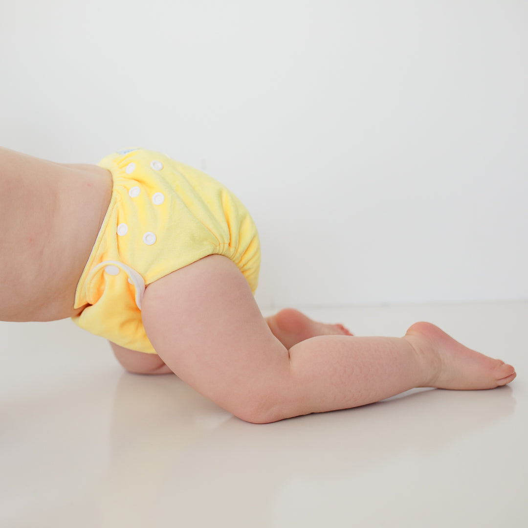 Candie | Complete Cloth Nappy | Banana (Minky)