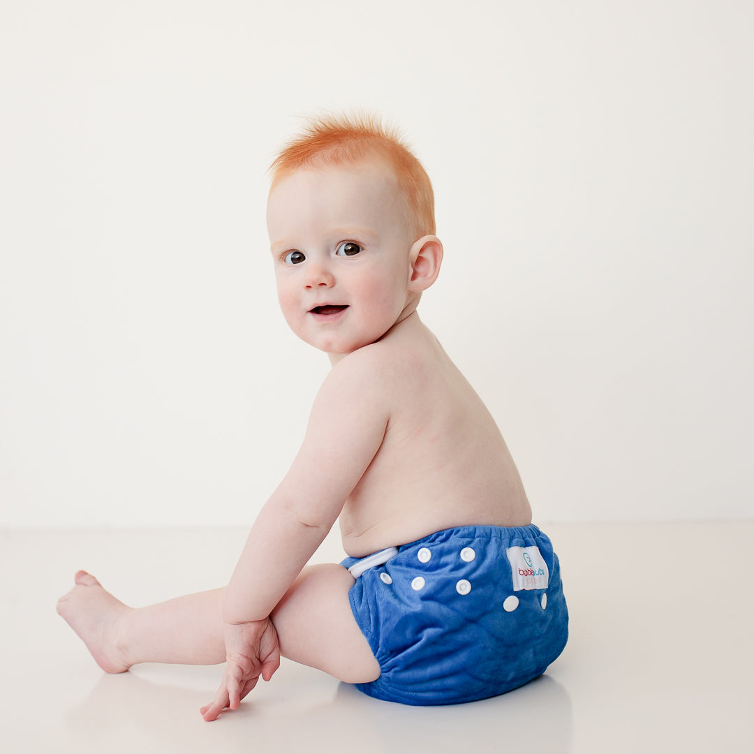 Candie | Complete Cloth Nappy | Blueberry Sour (Minky)