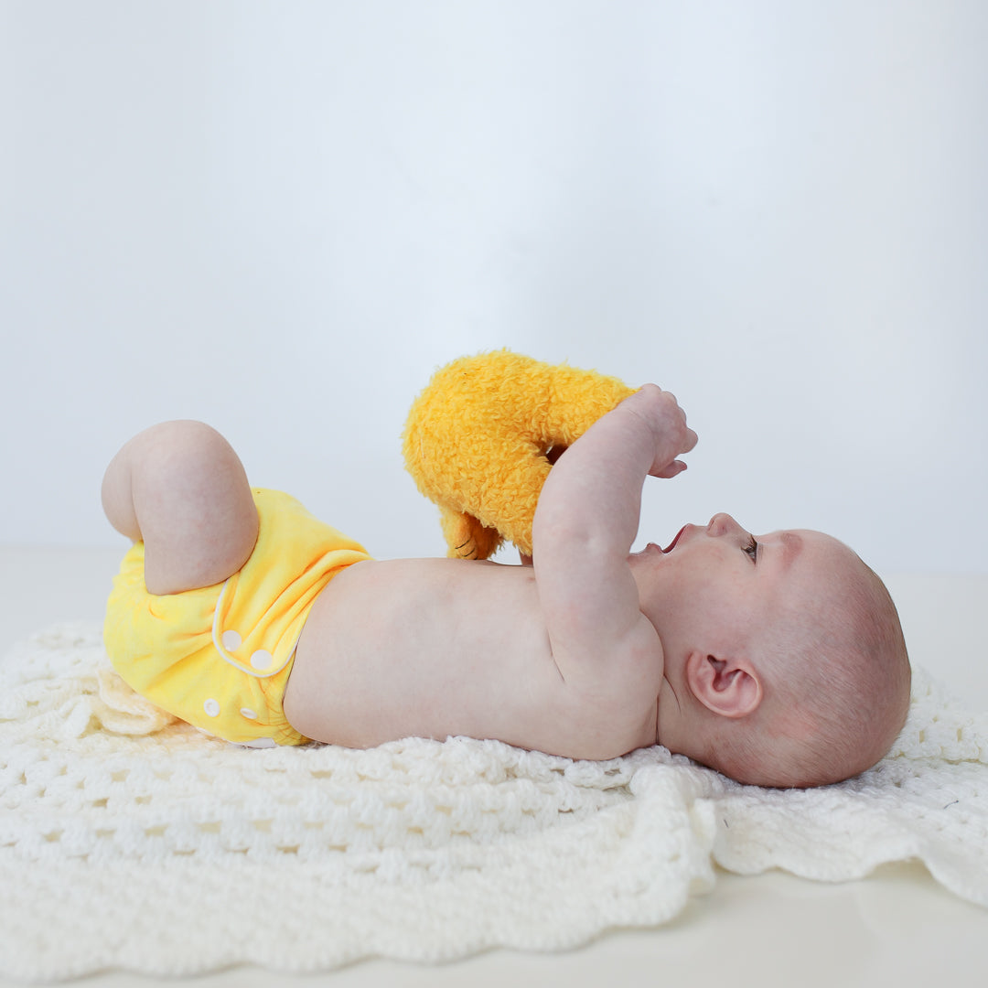 Candie | Complete Cloth Nappy | Banana (Minky)