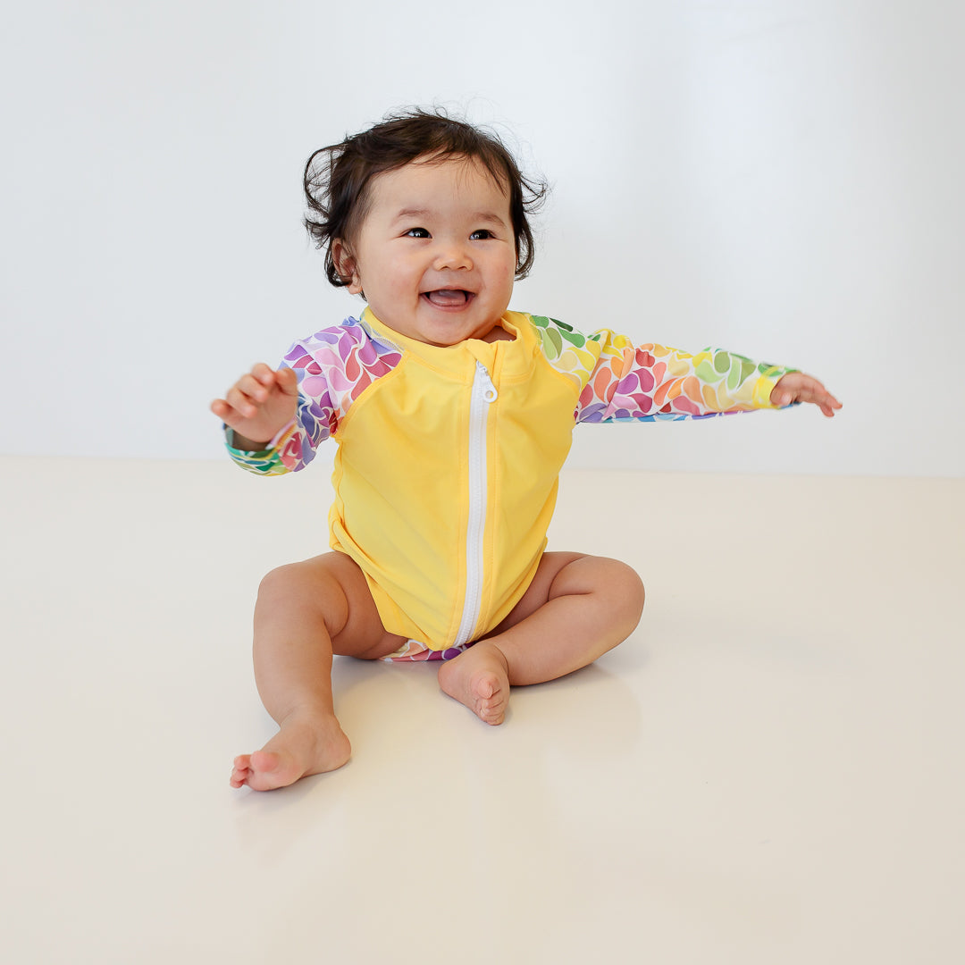 Droplet | Long Sleeved Rash Vest | Iris