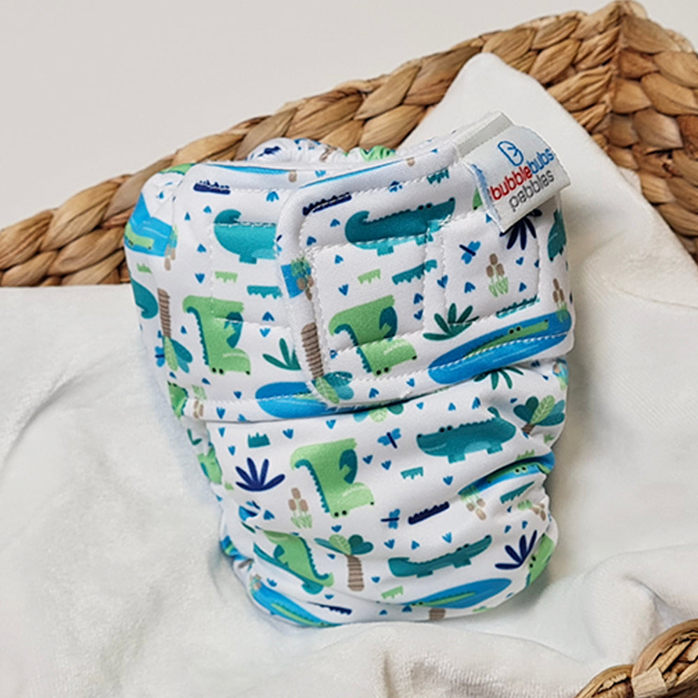 Pebbles | Newborn Cloth Nappy | Swamp (PUL)