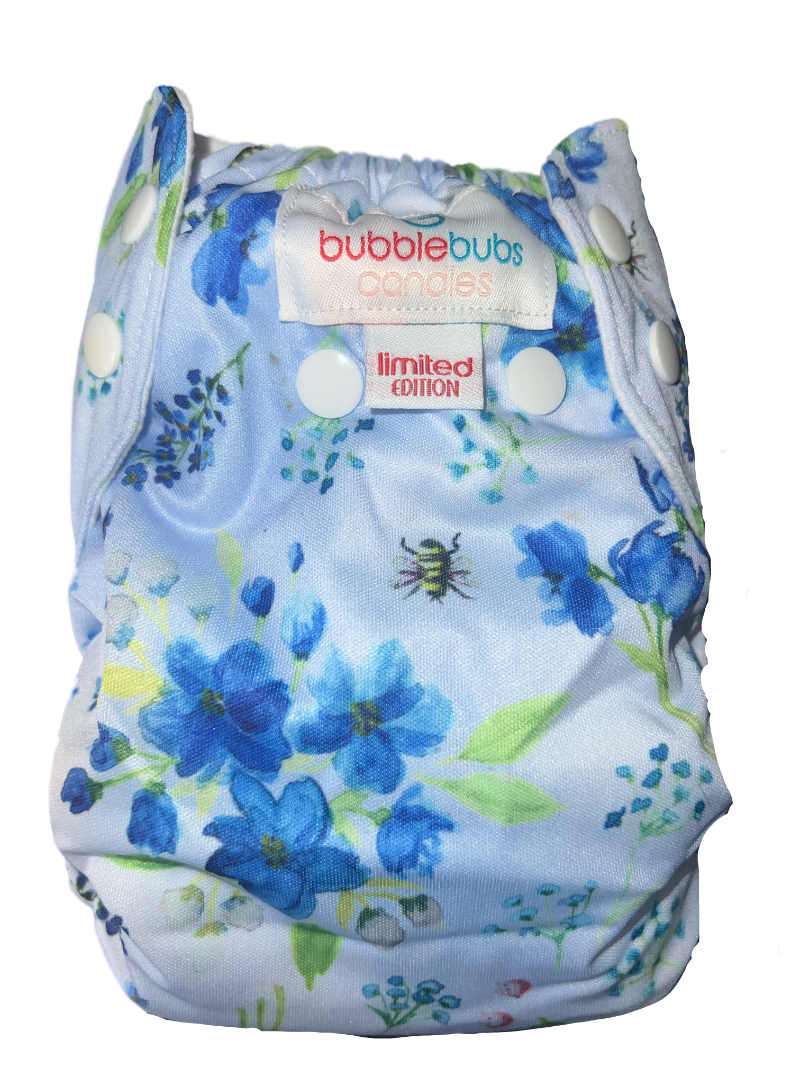 Candie | Complete Cloth Nappy | Bluebell (PUL)