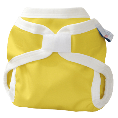 Yellow cloth nappy cover