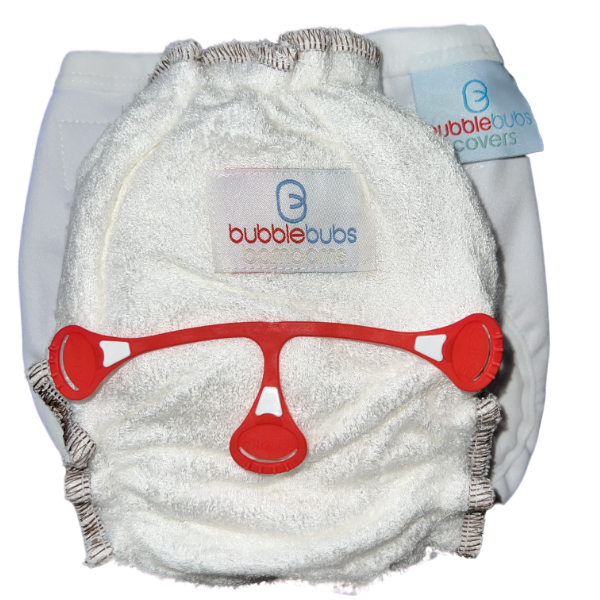 Bambam | Fitted Cloth Nappy With Cover & Snappi