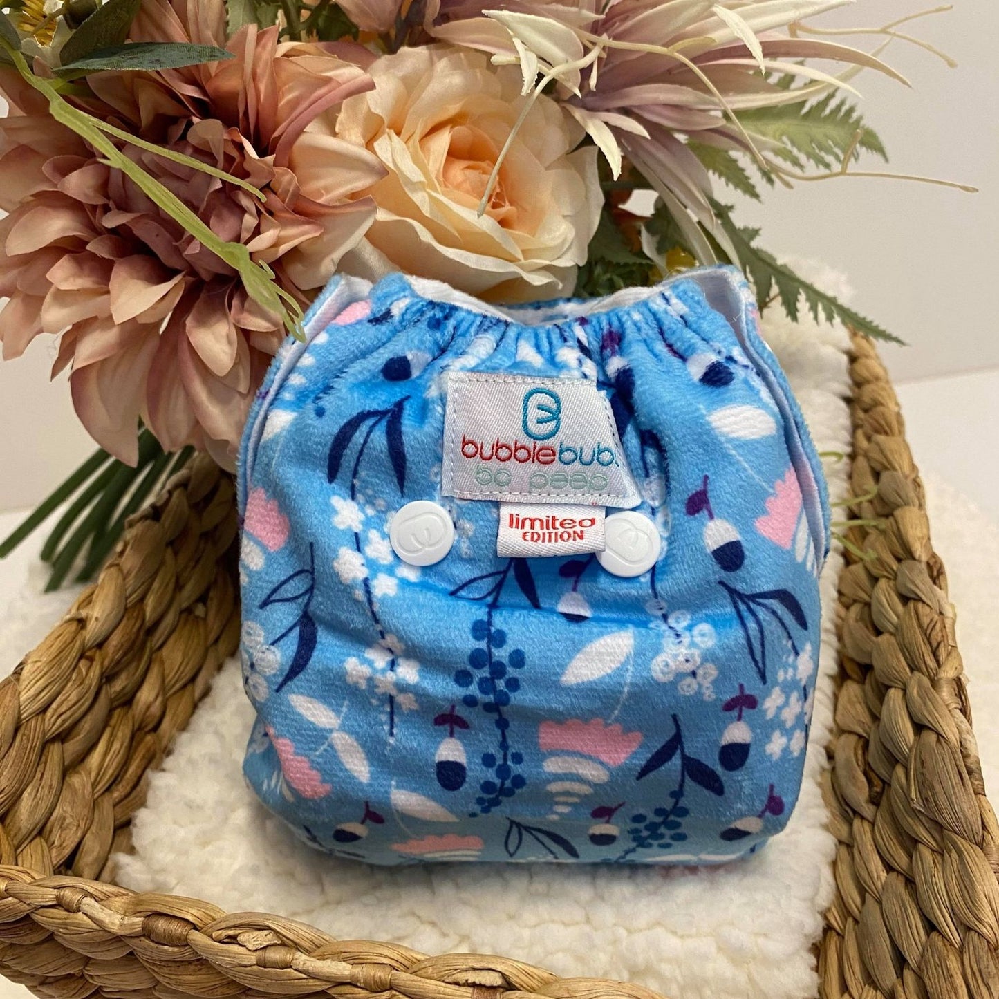 BoPeep | Newborn Cloth Nappy | Campanula