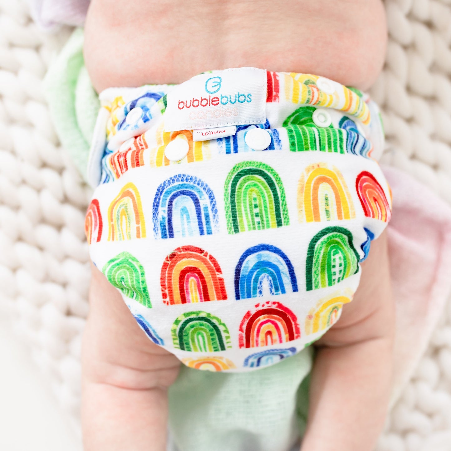 BoPeep | Newborn Cloth Nappy | Hope (Minky)