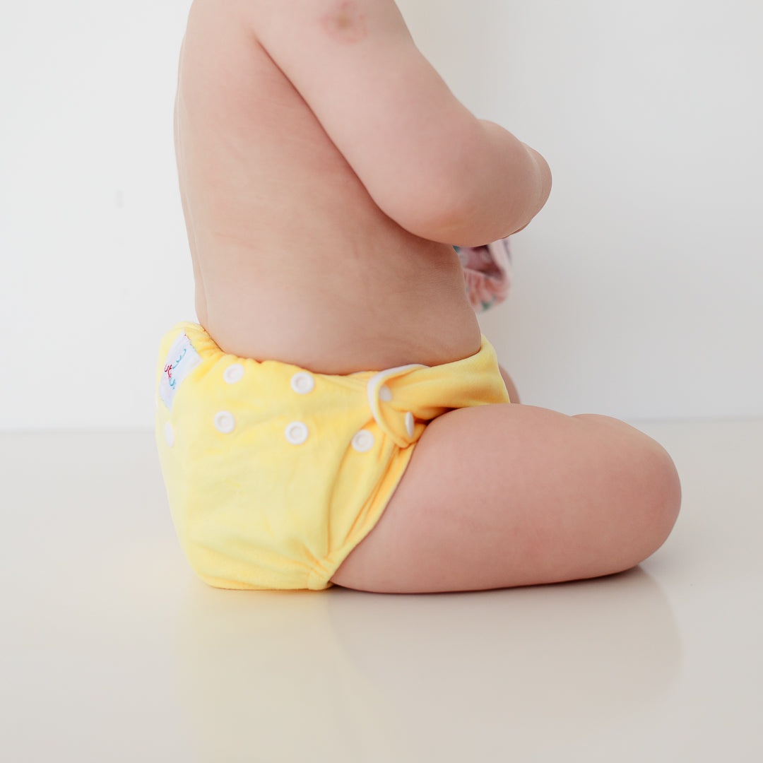 Candie | Complete Cloth Nappy | Banana (Minky)