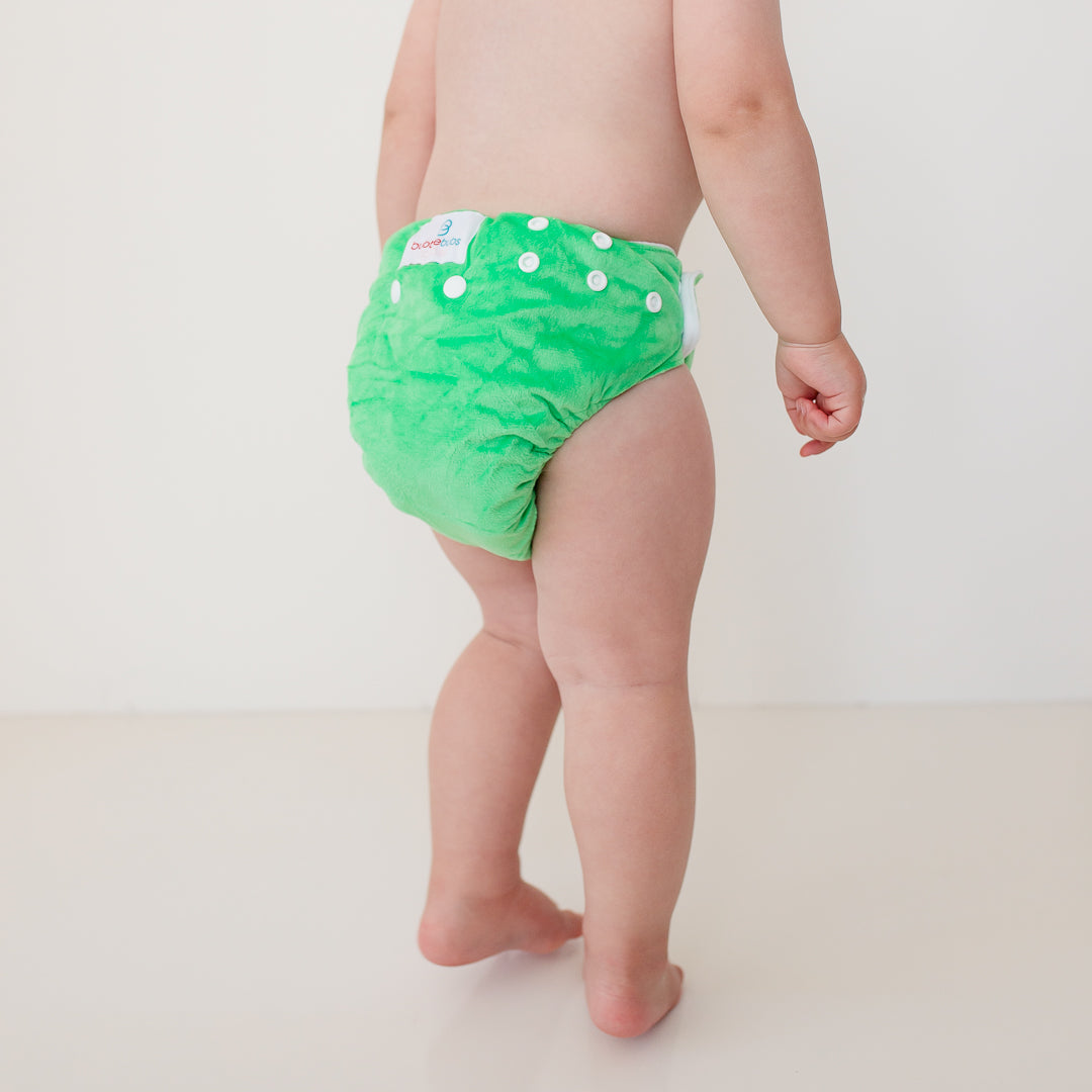 Candie | Complete Cloth Nappy | Peppermint Crisp (Minky)