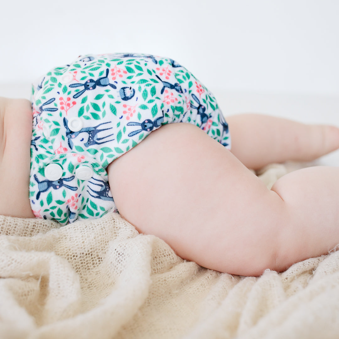 BoPeep | Newborn Cloth Nappy | Thumper (Minky)