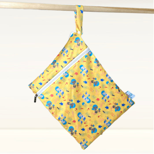 Double Pocket Wet Bag | Mamma (PUL)