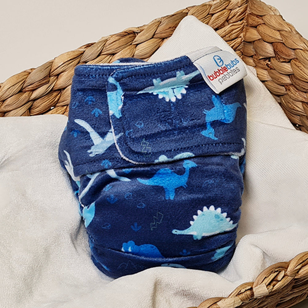 Pebbles | Newborn Cloth Nappy | Teeny (Minky)