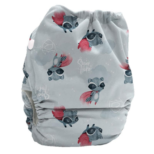 Candie | Complete Cloth Nappy | Rocket (Minky)