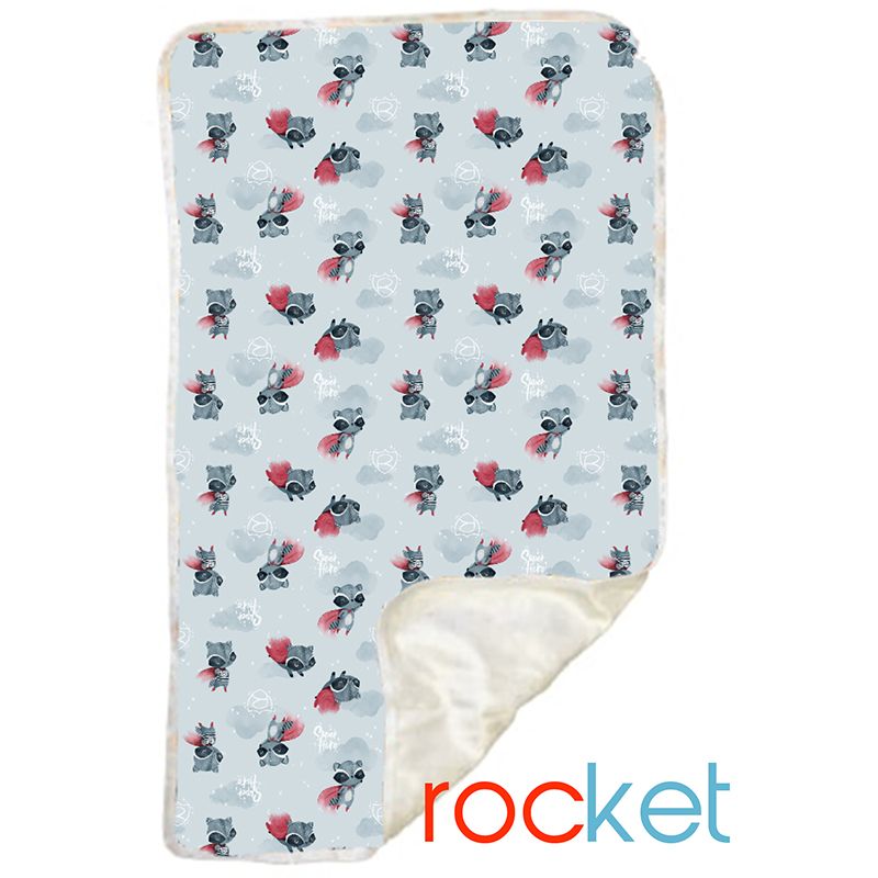Portable Change Mat | Rocket (Minky)